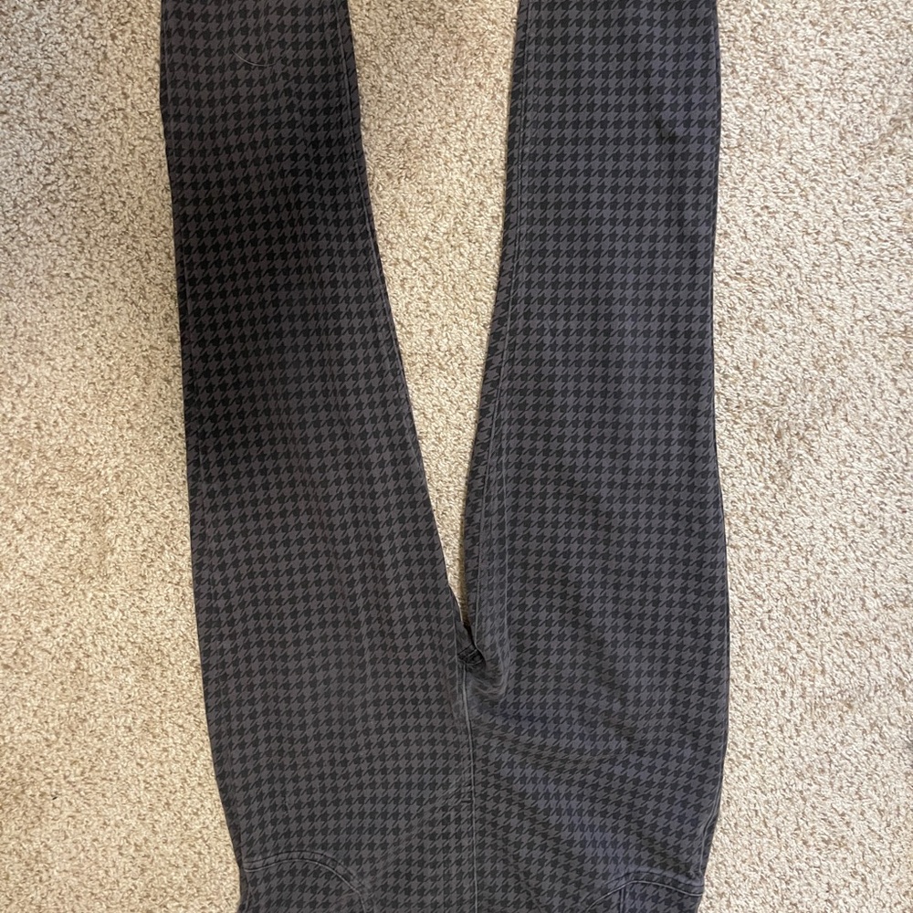 Spanx Black and Gray Houndstooth Pants